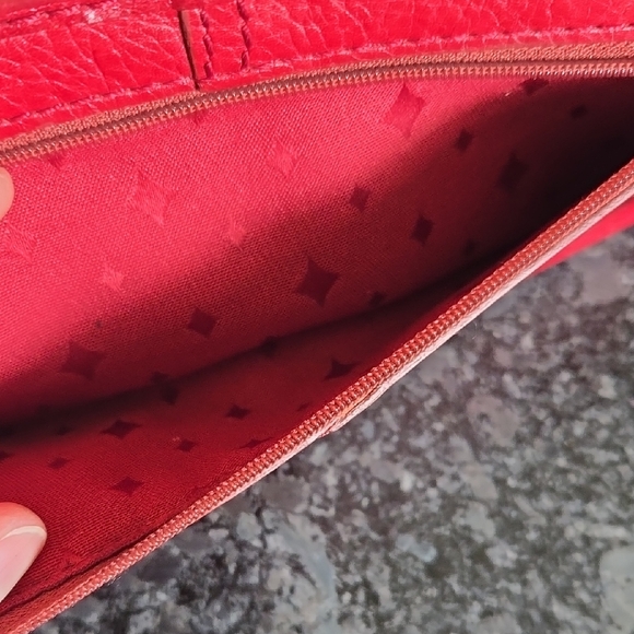 Fossil Red Leather Wallet - Picture 5 of 14